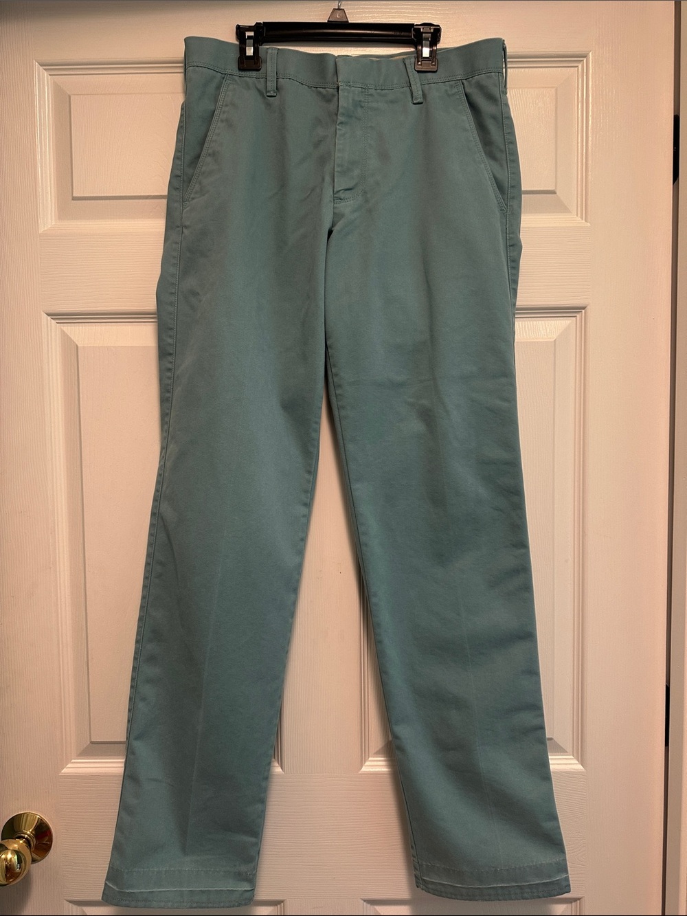 Haggar Men's Chinos in Teal